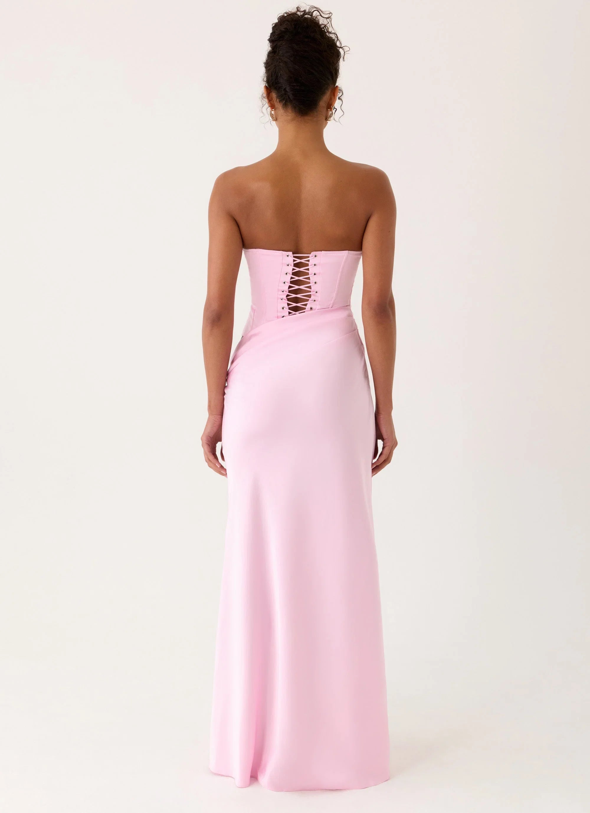 Emory Corset Maxi Dress Pink