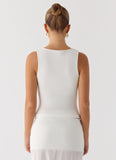 Connect My Heart Top White