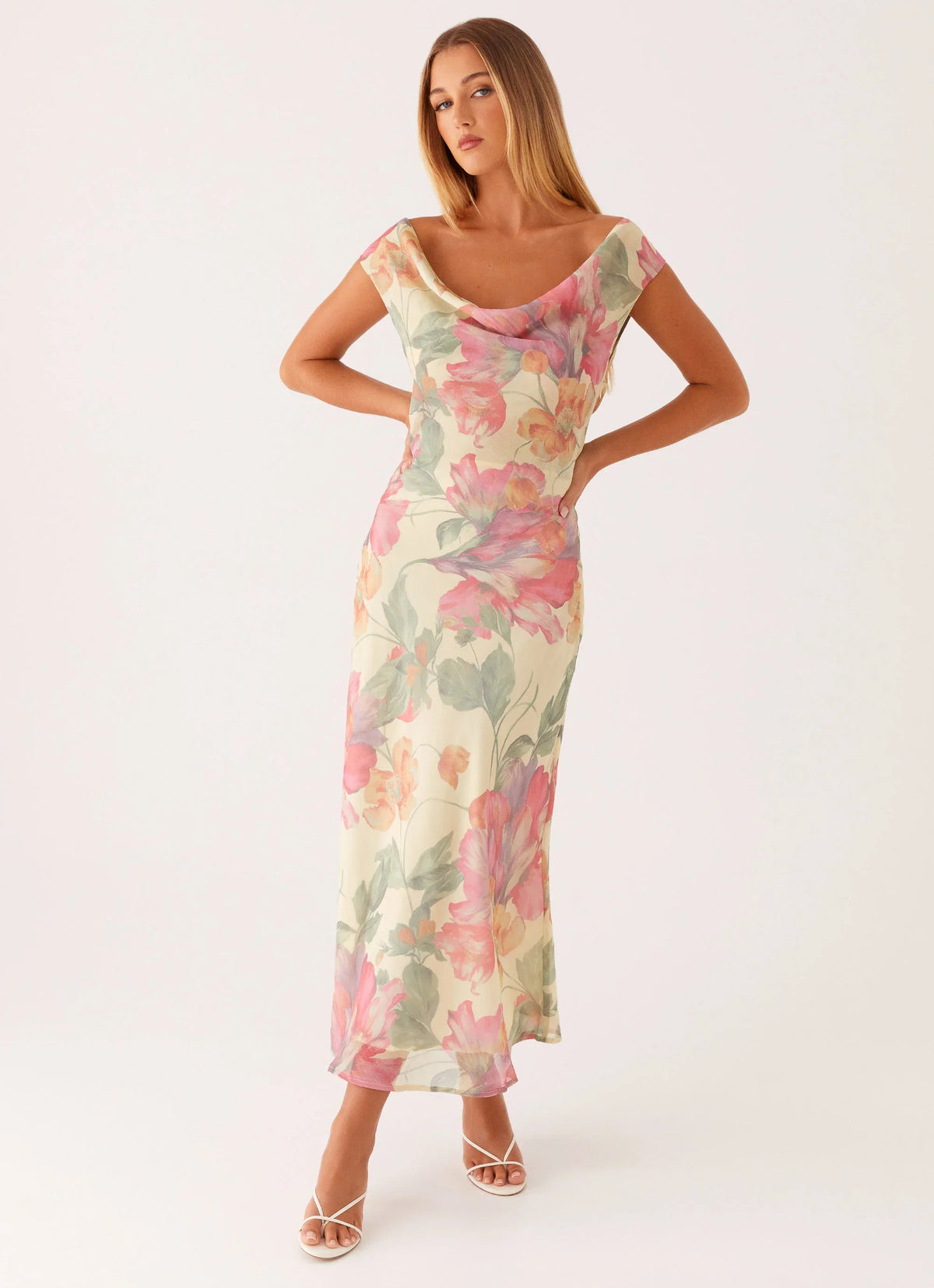 Role Model Maxi Dress Yellow Peony