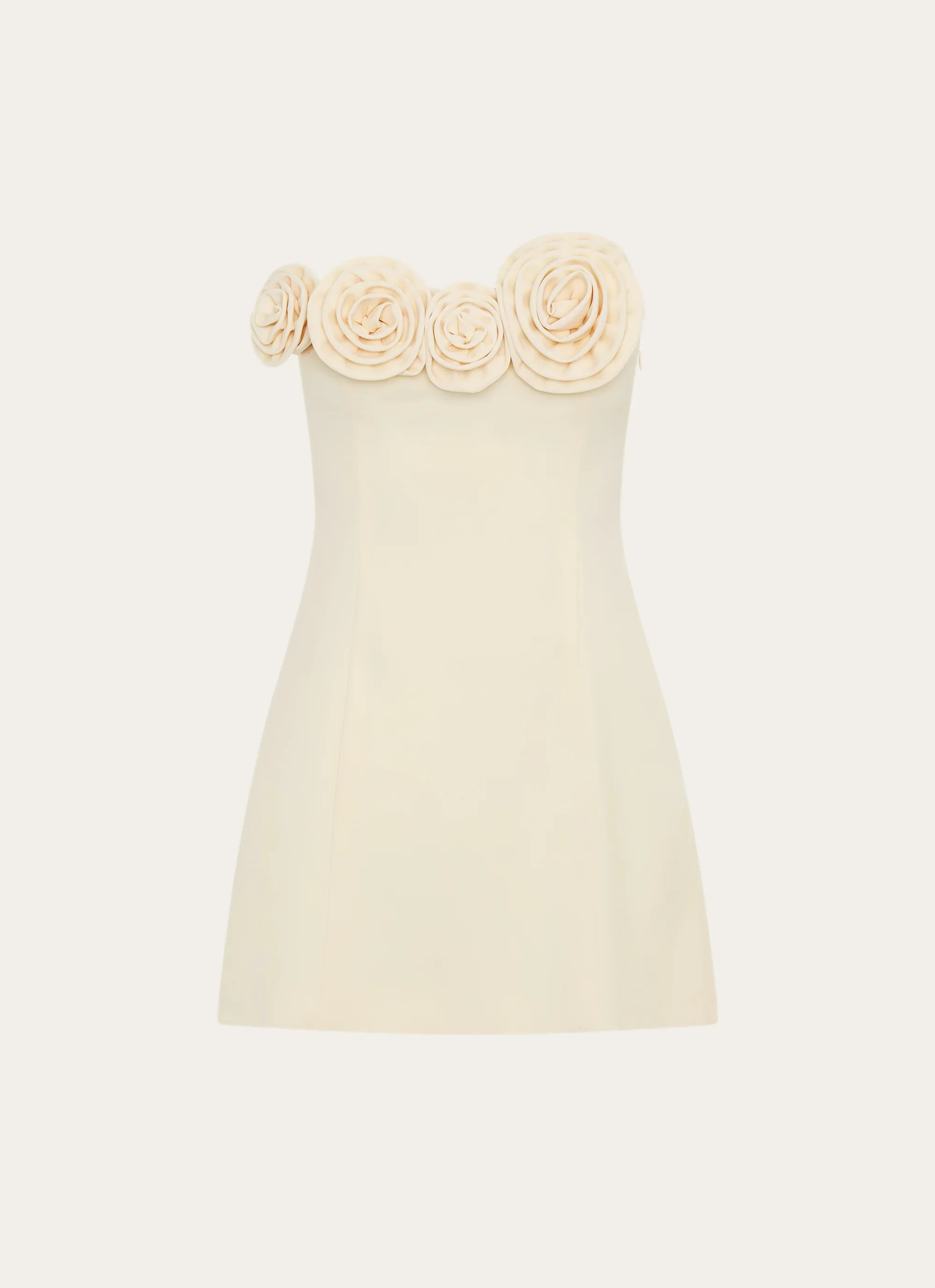 Patsie Strapless Mini Dress Yellow