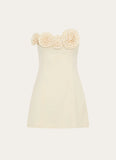 Patsie Strapless Mini Dress Yellow