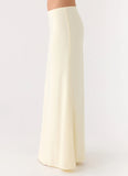 Like A Flower Maxi Skirt Lemon Yellow