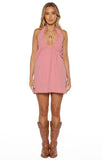 Althea Red Gingham Wrap Front Mini Dress