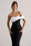 Paxton Black Twisted Bardot Tailored Jumpsuit