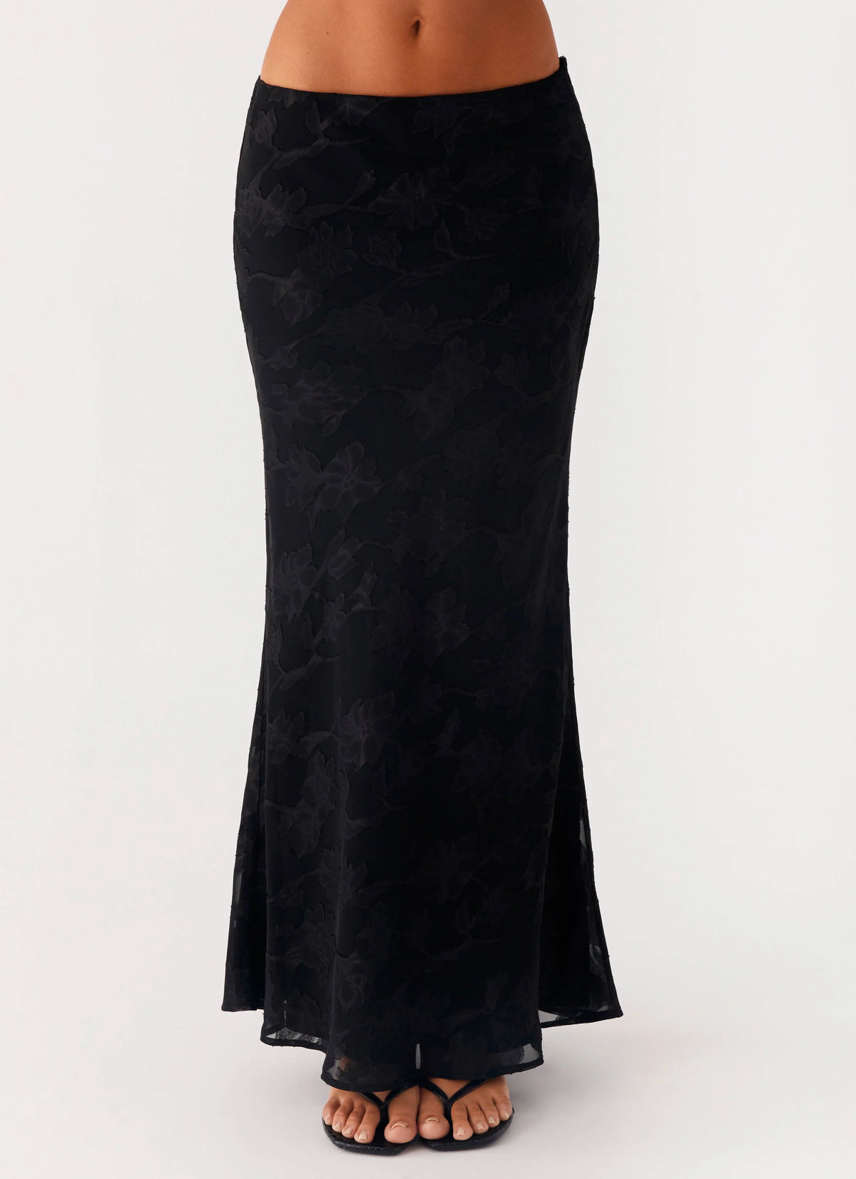 Starlit Maxi Skirt Black