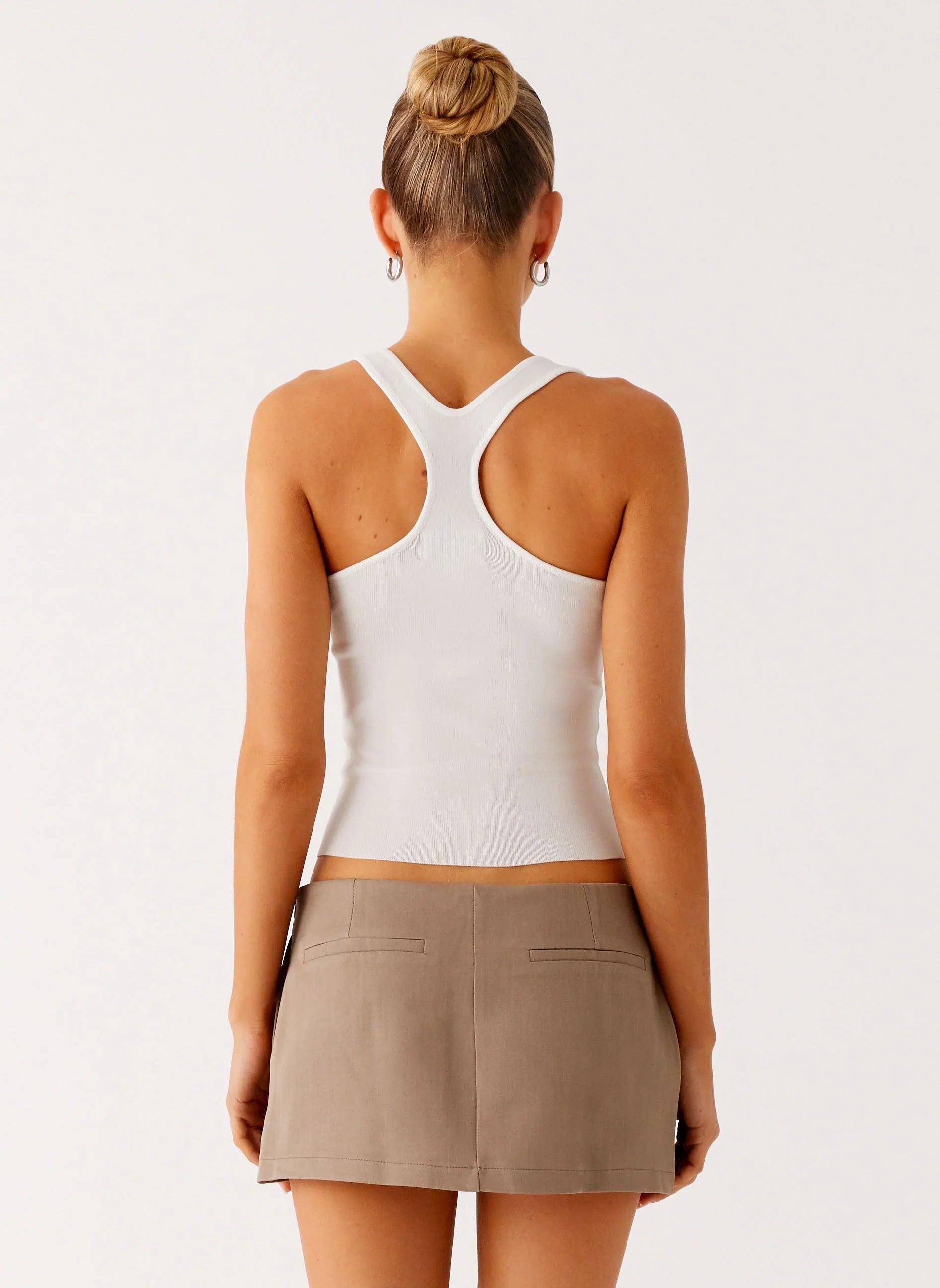 Mirna Micro Skort Taupe Marle