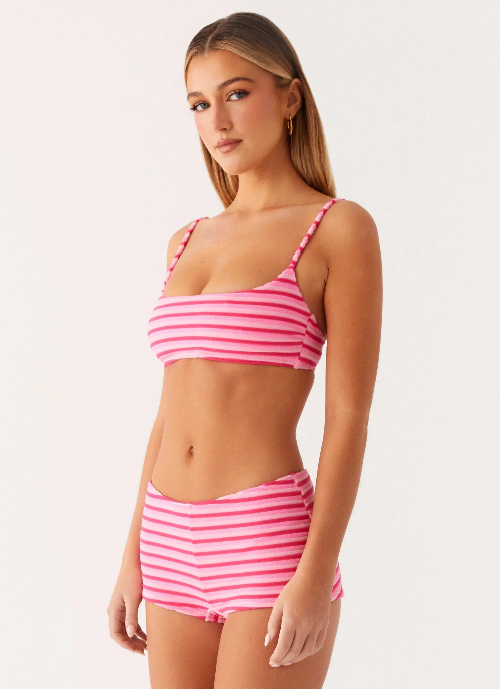 Mauritius Swim Short Pink Stripe