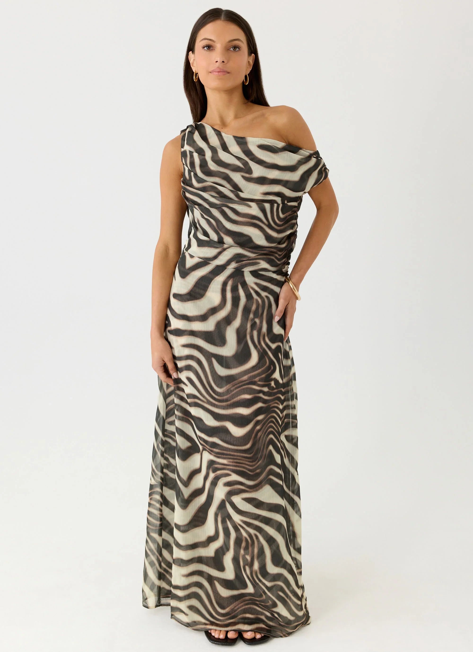Mernas Maxi Dress Zebra