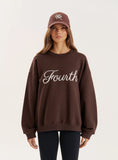 Chocolate Fourth Branded Sweatshirt
