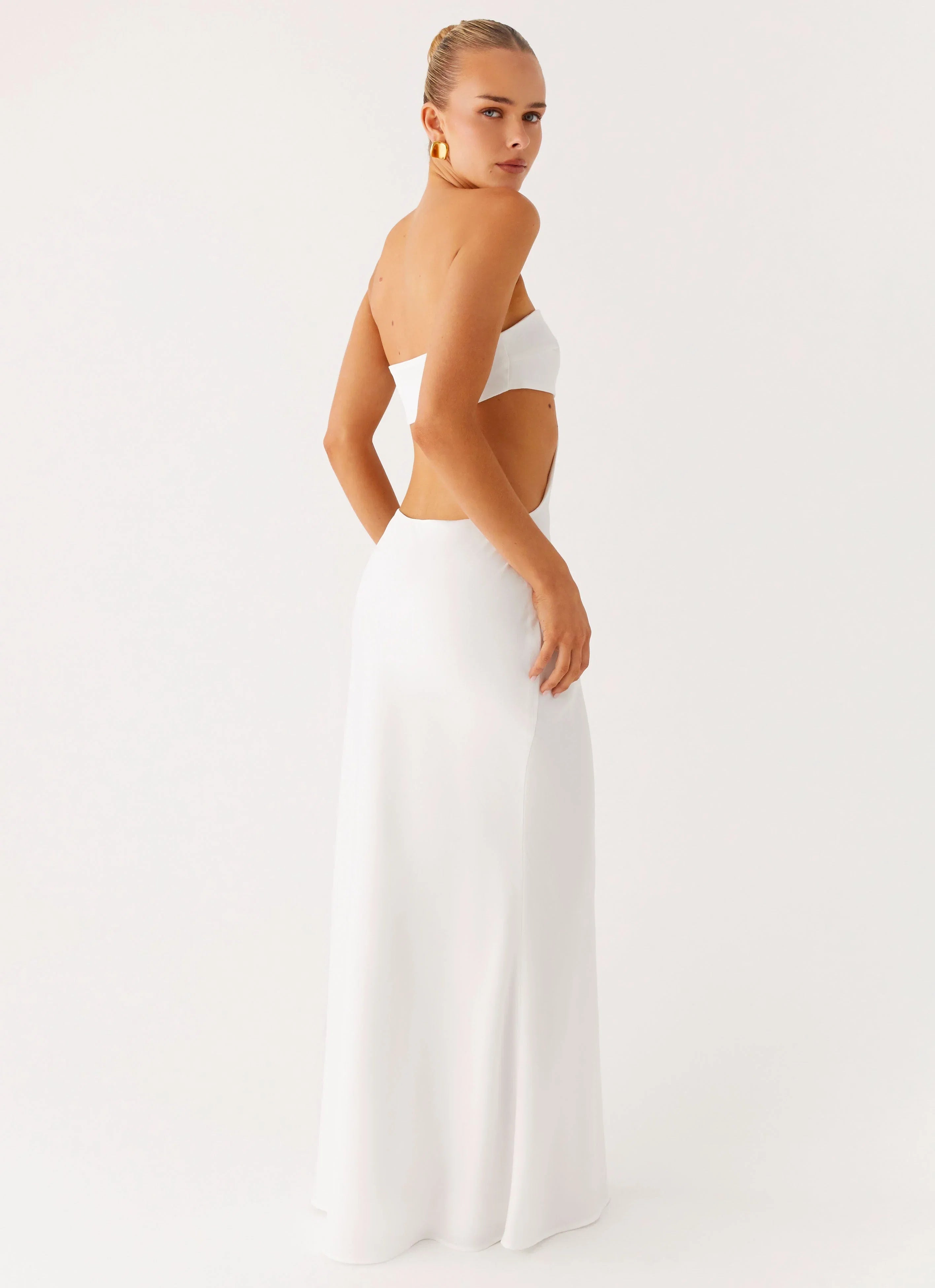 Kiss Me Cut Out Maxi Ivory