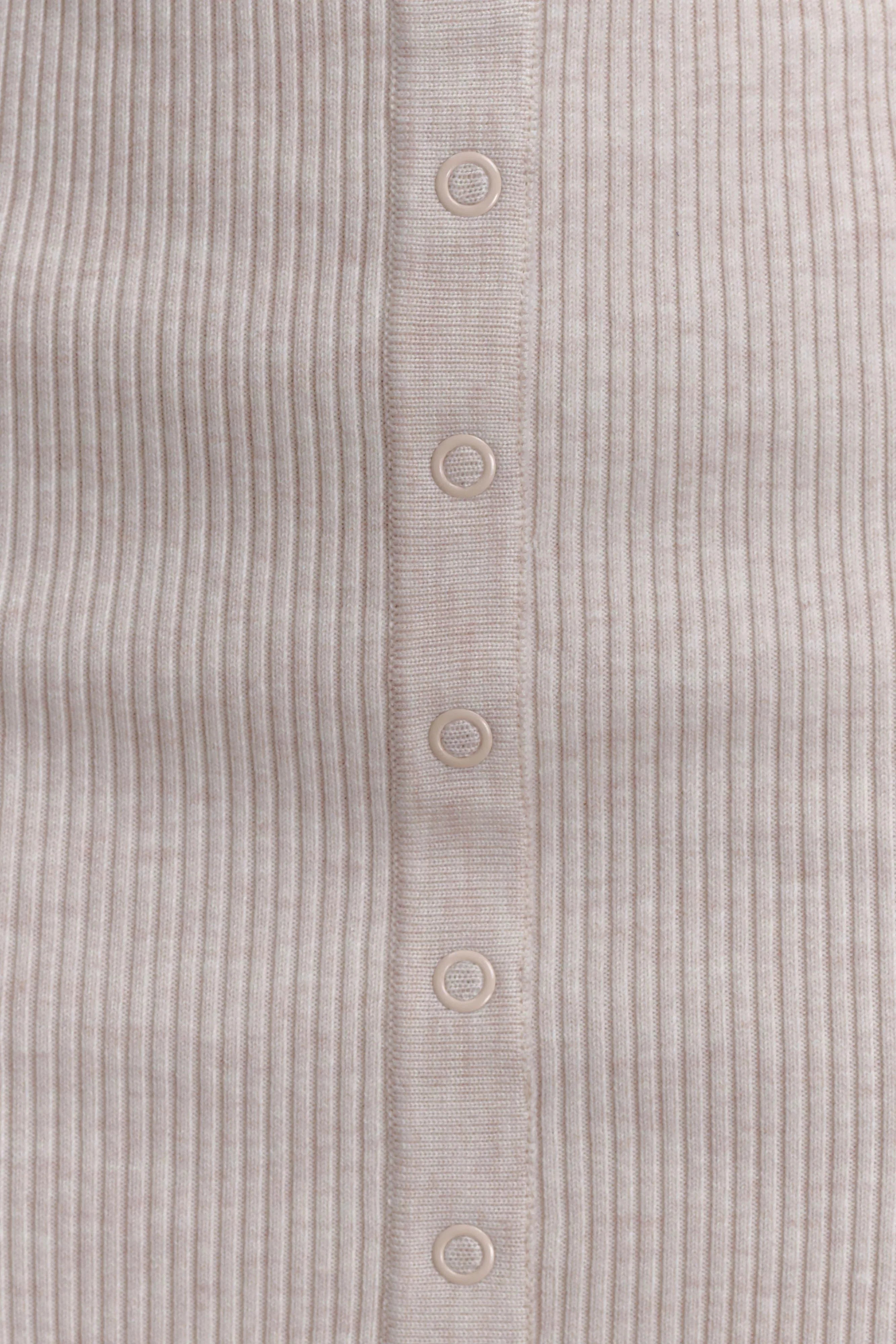 Xaden Wool Mix Knit Mini Dress Oat Marle