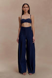 Beatrix High Rise Denim Jeans Indigo Blue
