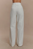 Rayne Wide Leg Denim Jeans White