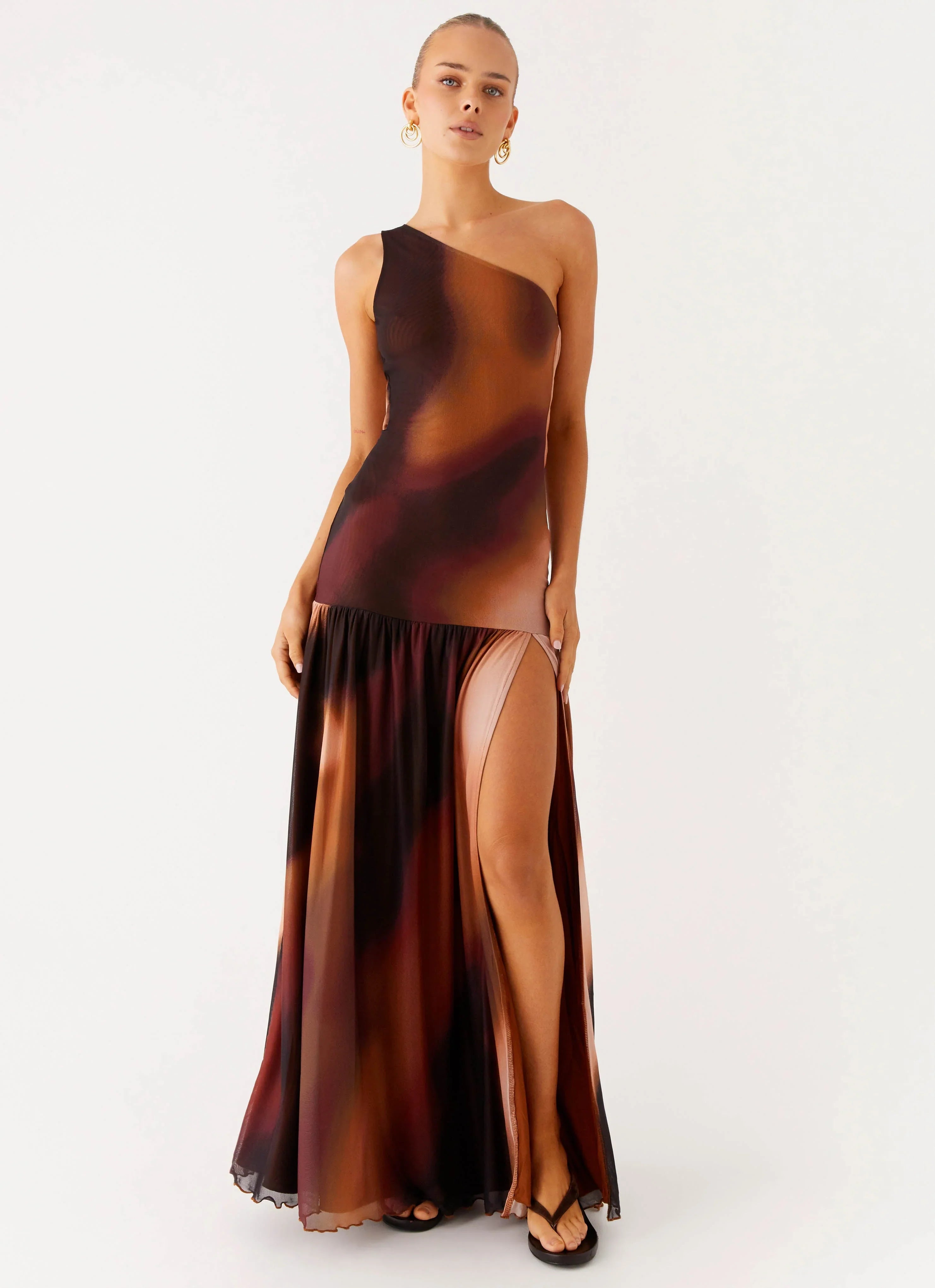 Carlina Maxi Dress Black Gradient