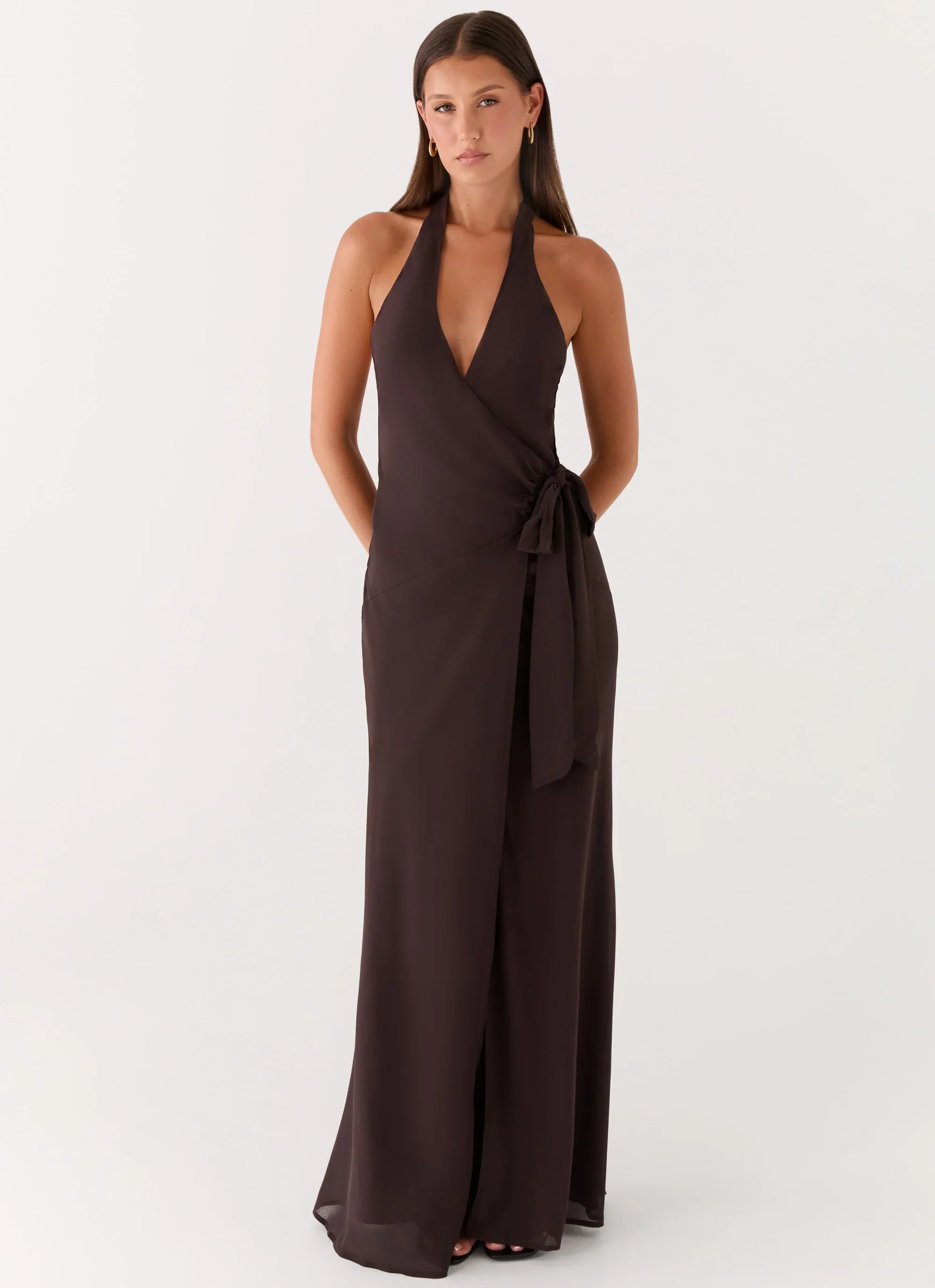 So Chic Maxi Dress Cool Chocolate