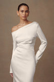 Avery Long Sleeve Maxi Dress Ivory