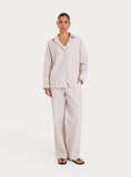Stripe Wide Leg Trousers