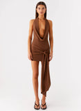 Orchard Mini Dress Chocolate