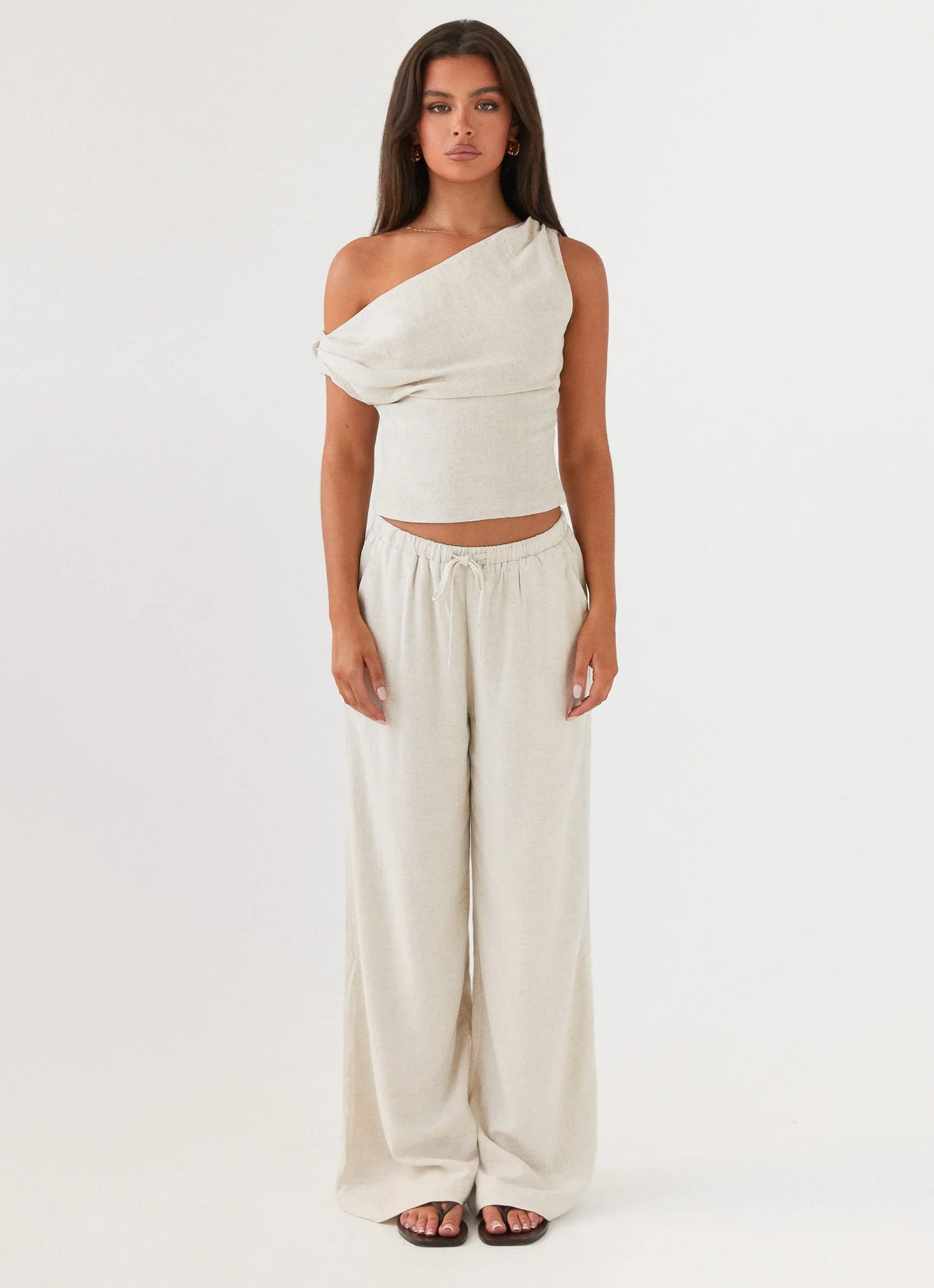 Set Sail Linen Pants Oat