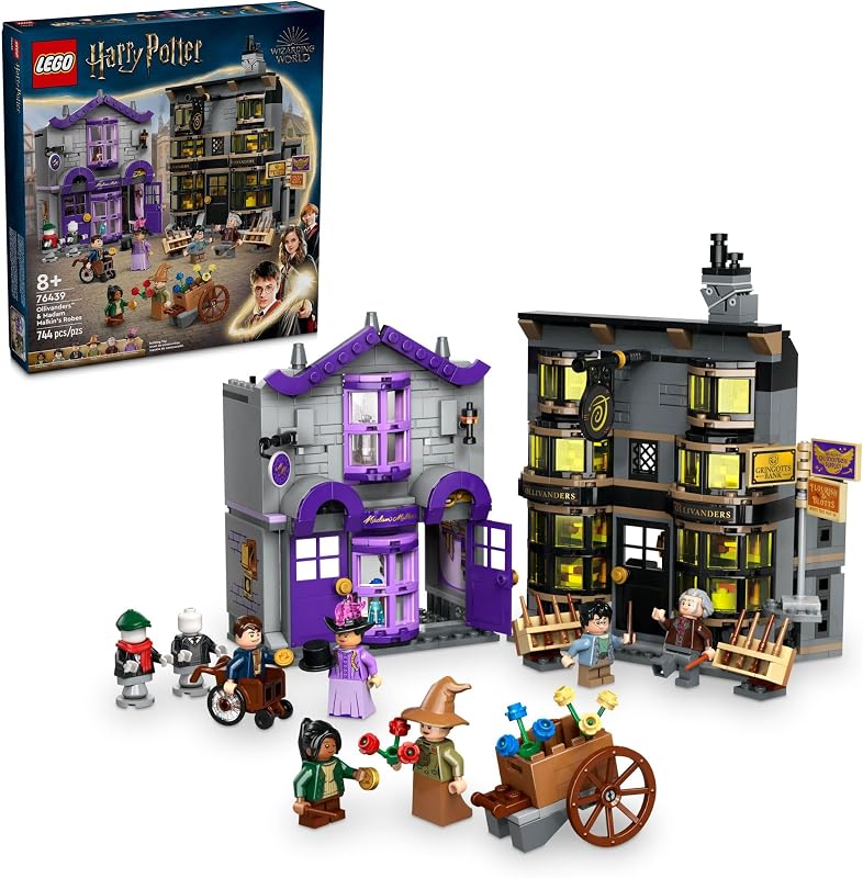LEGO Harry Potter Ollivanders Madam Malkins Robes Building Toys Harry Potter Toys for Kids Boys Girls Age 8 Birthday Gift 76439