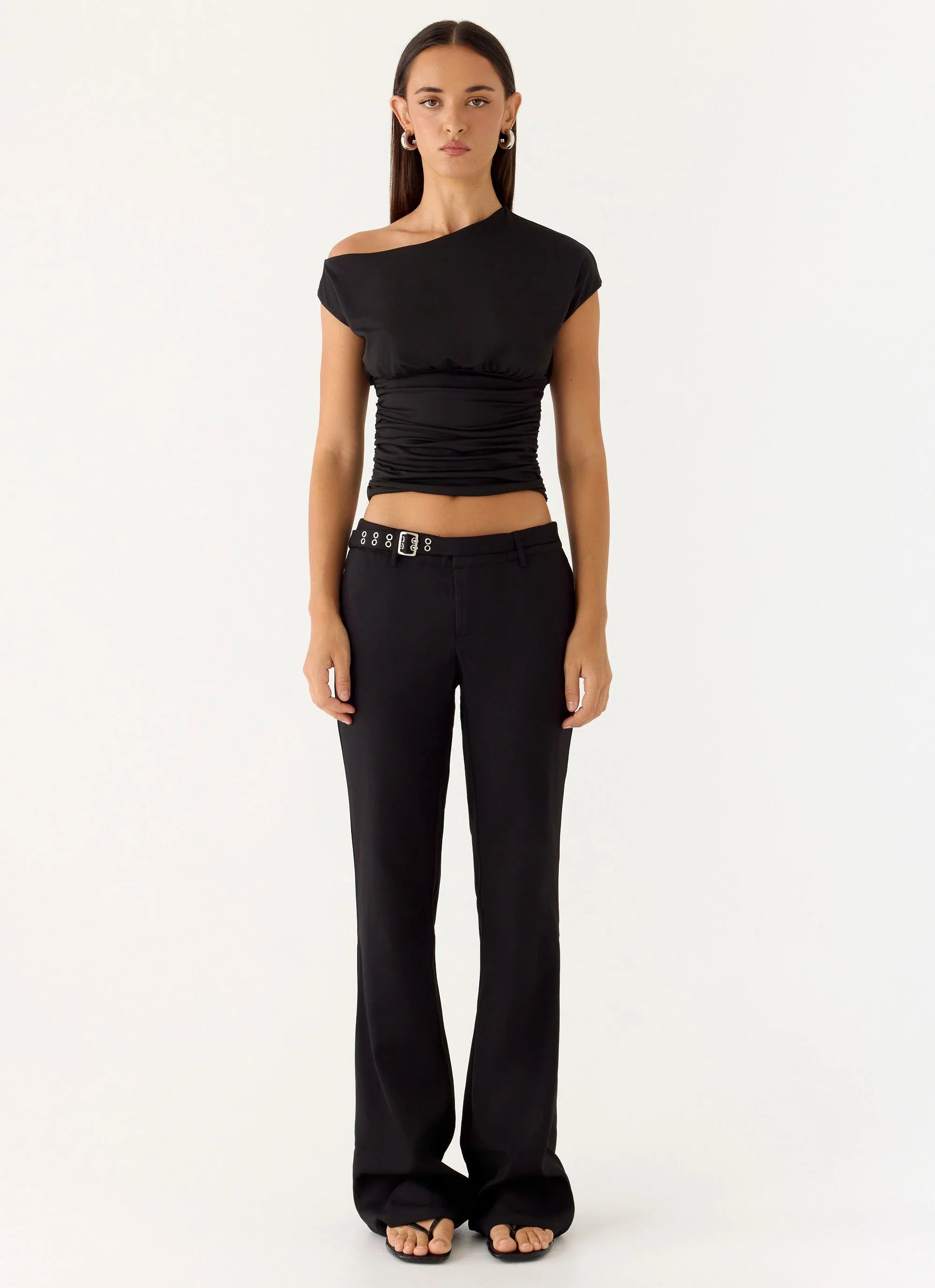 Anaiis Low Rise Pant Black