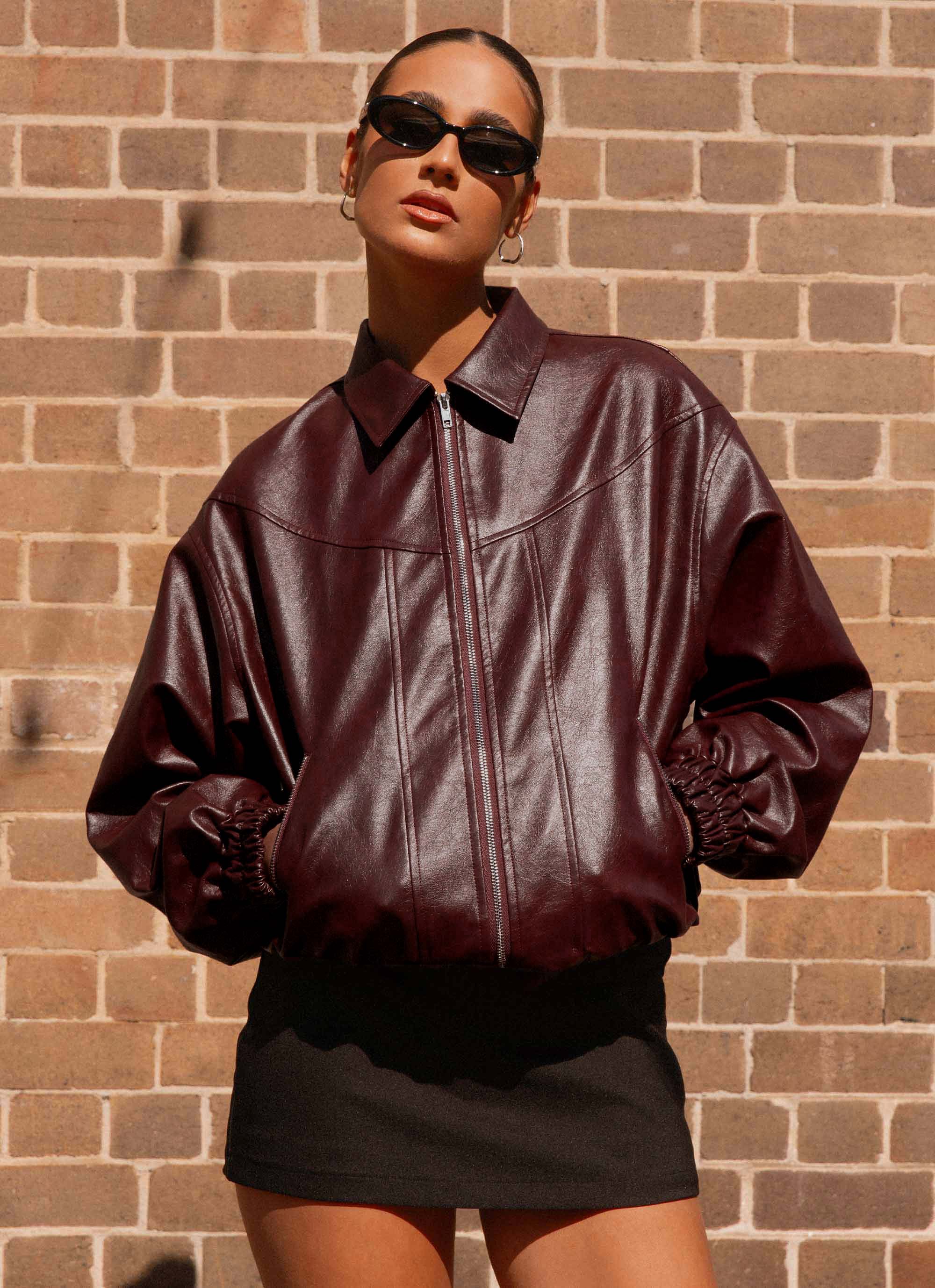 Holland Bomber Jacket Wine