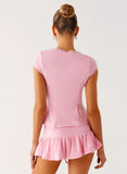Landon Mini Skort Pink