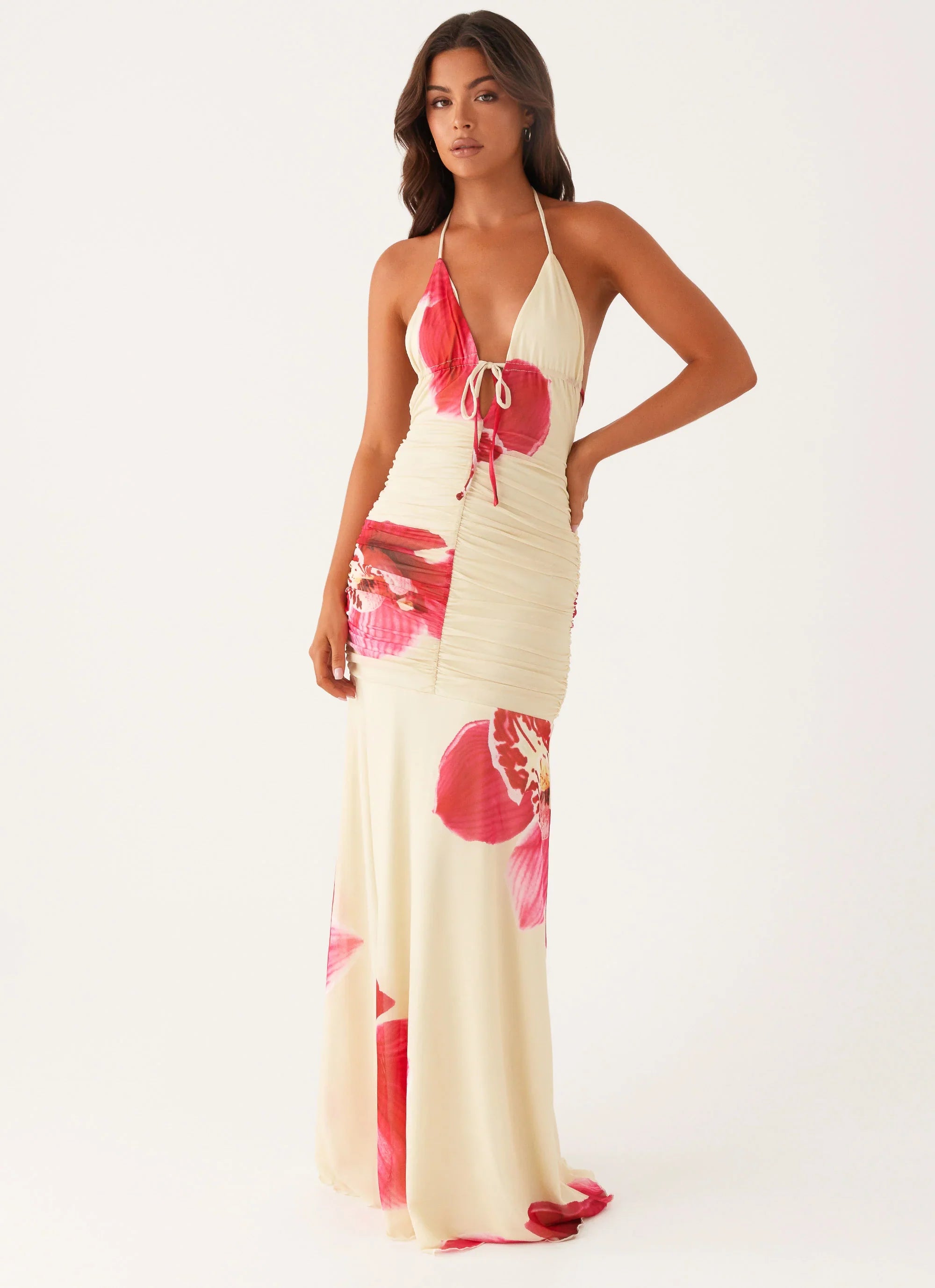 Hollywood Maxi Dress Orchid Yellow
