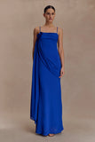Leena Chiffon Maxi Dress Cobalt