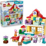LEGO DUPLO Peppa Pig Family House Building Toy for Toddlers Ages 2 Sensory Toy for Girls Boys W 5 Figures Birthday Gifts for Kids 10467