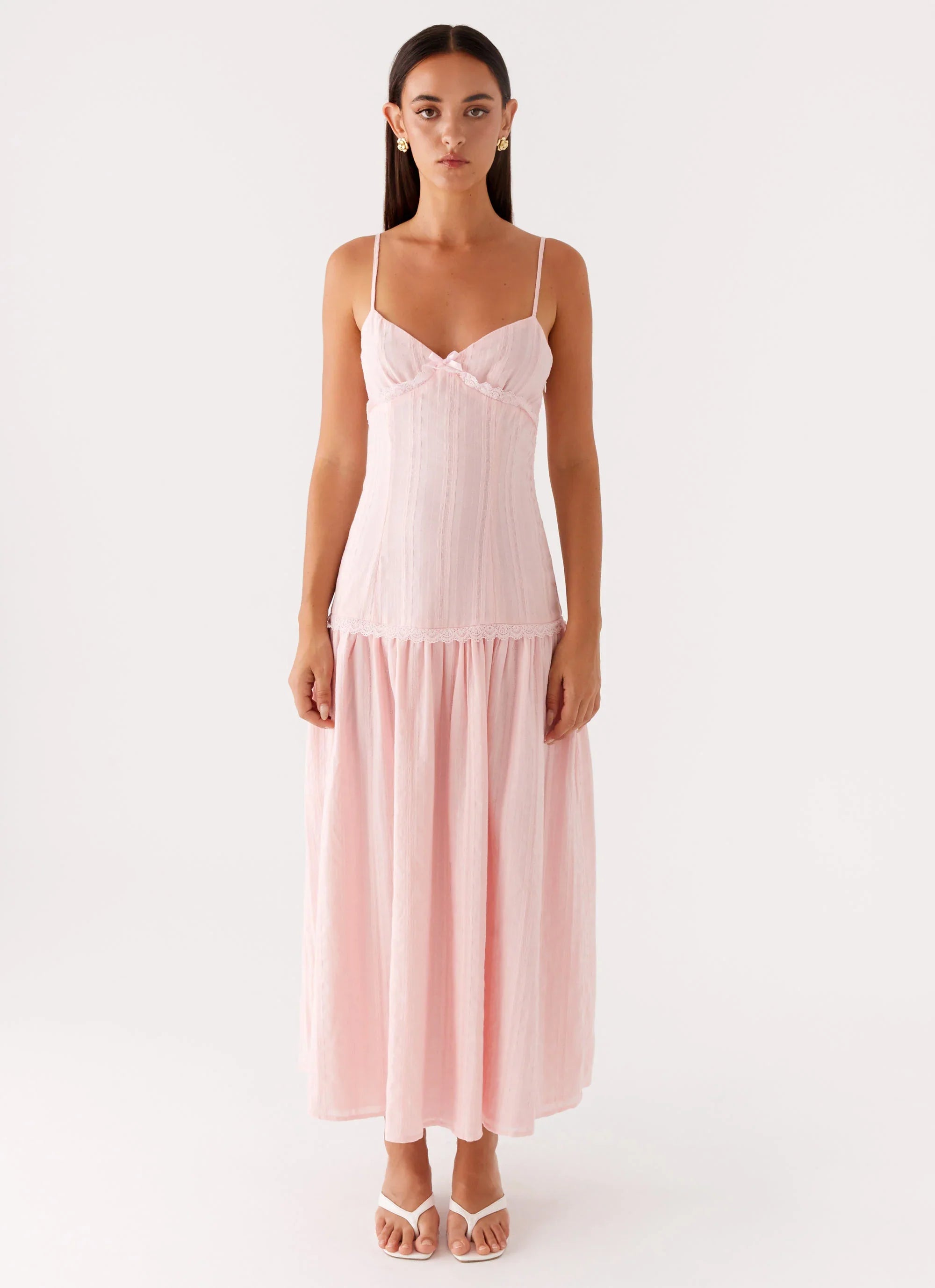Found You Midi Dress Pink