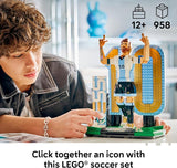 LEGO Editions Lionel Messi Soccer Legend Building Set for Boys Girls Ages 12 Collectible Soccer Gift with Plaque Kids Bedroom or Shelf Decor 43015