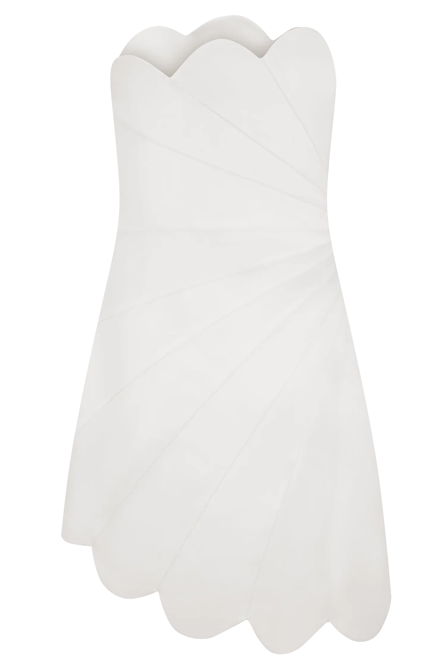 Atenea Satin Mini Dress White