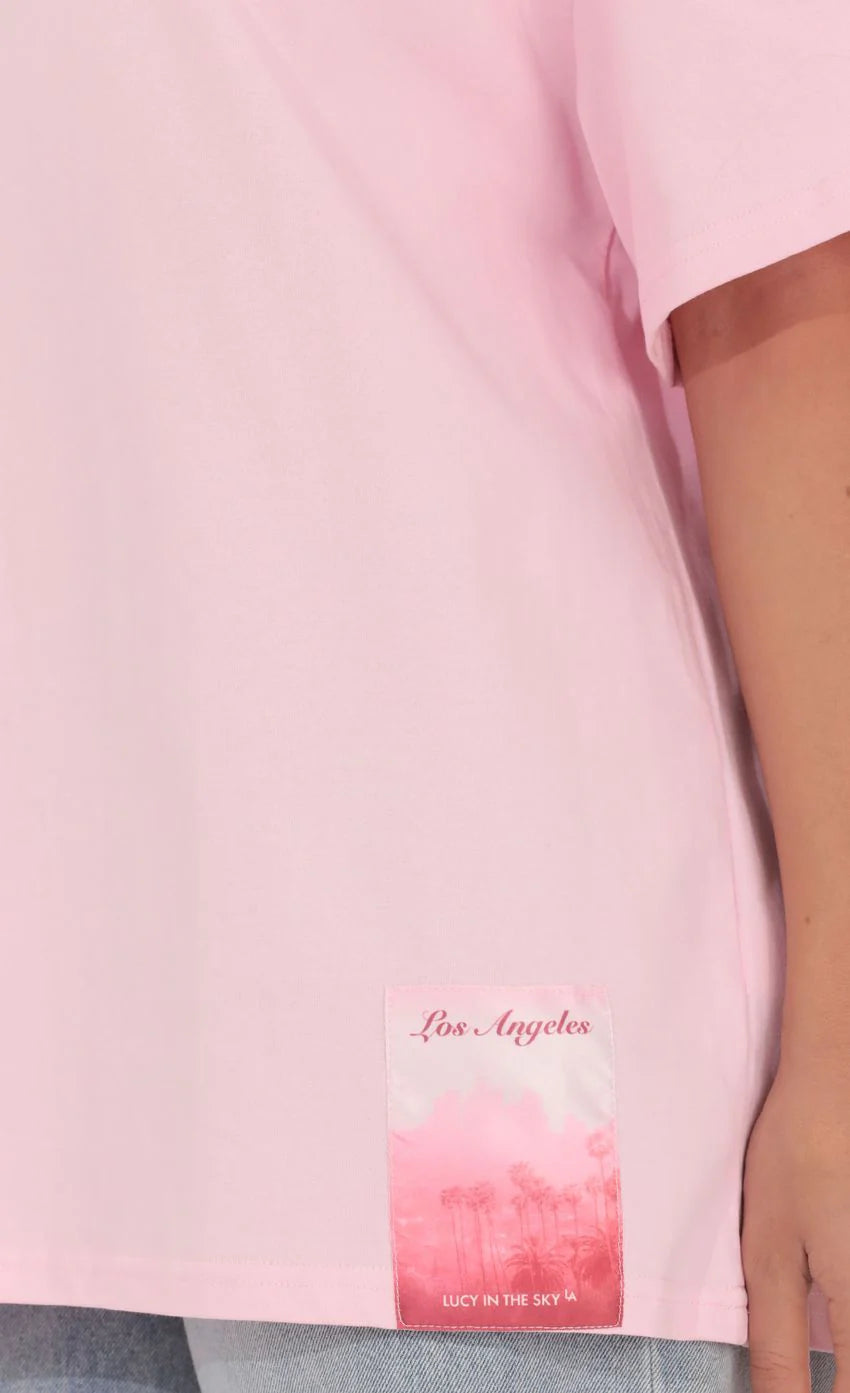 Graphic T Shirt in Pink