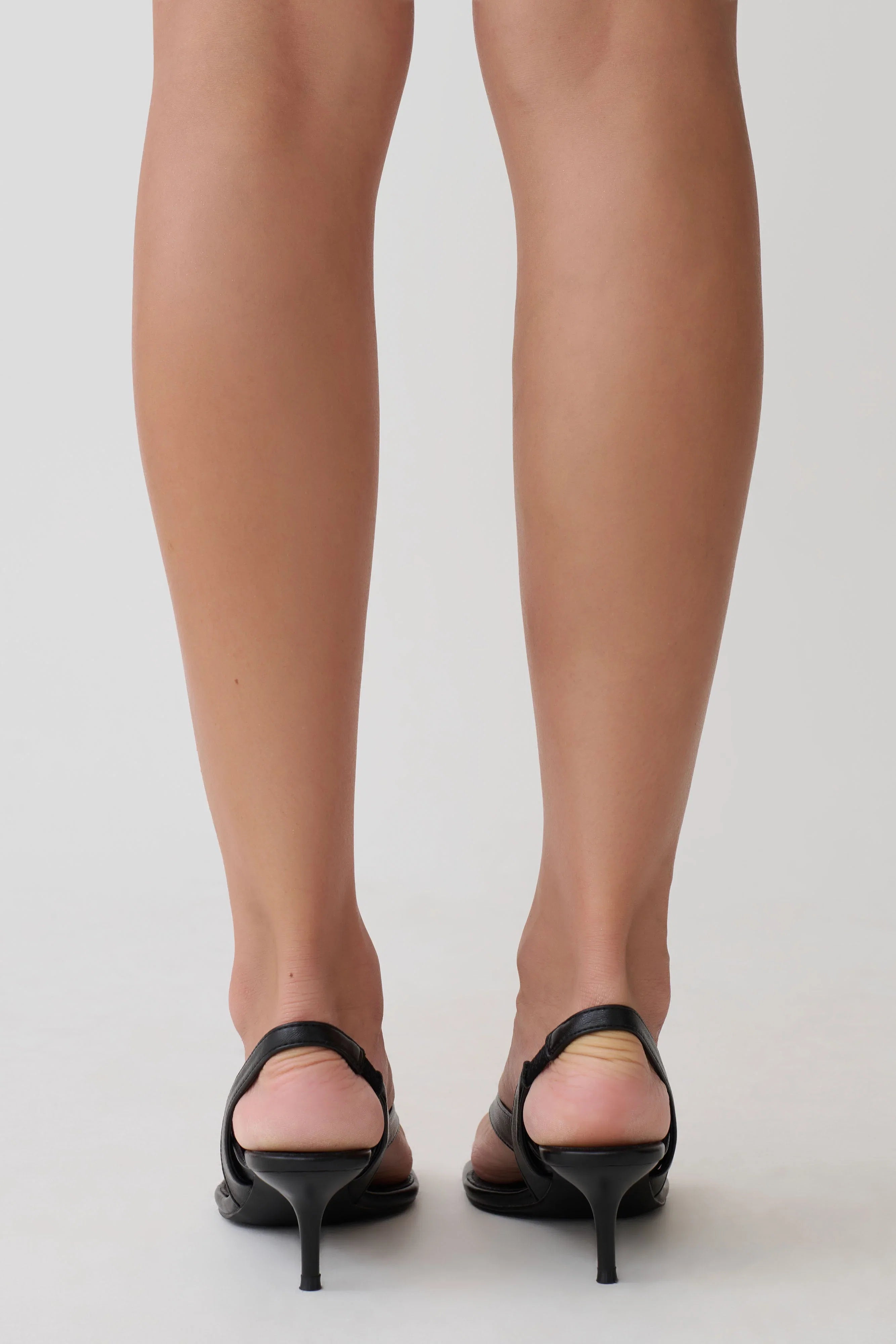 Mai Sling Back Thong Heel Black