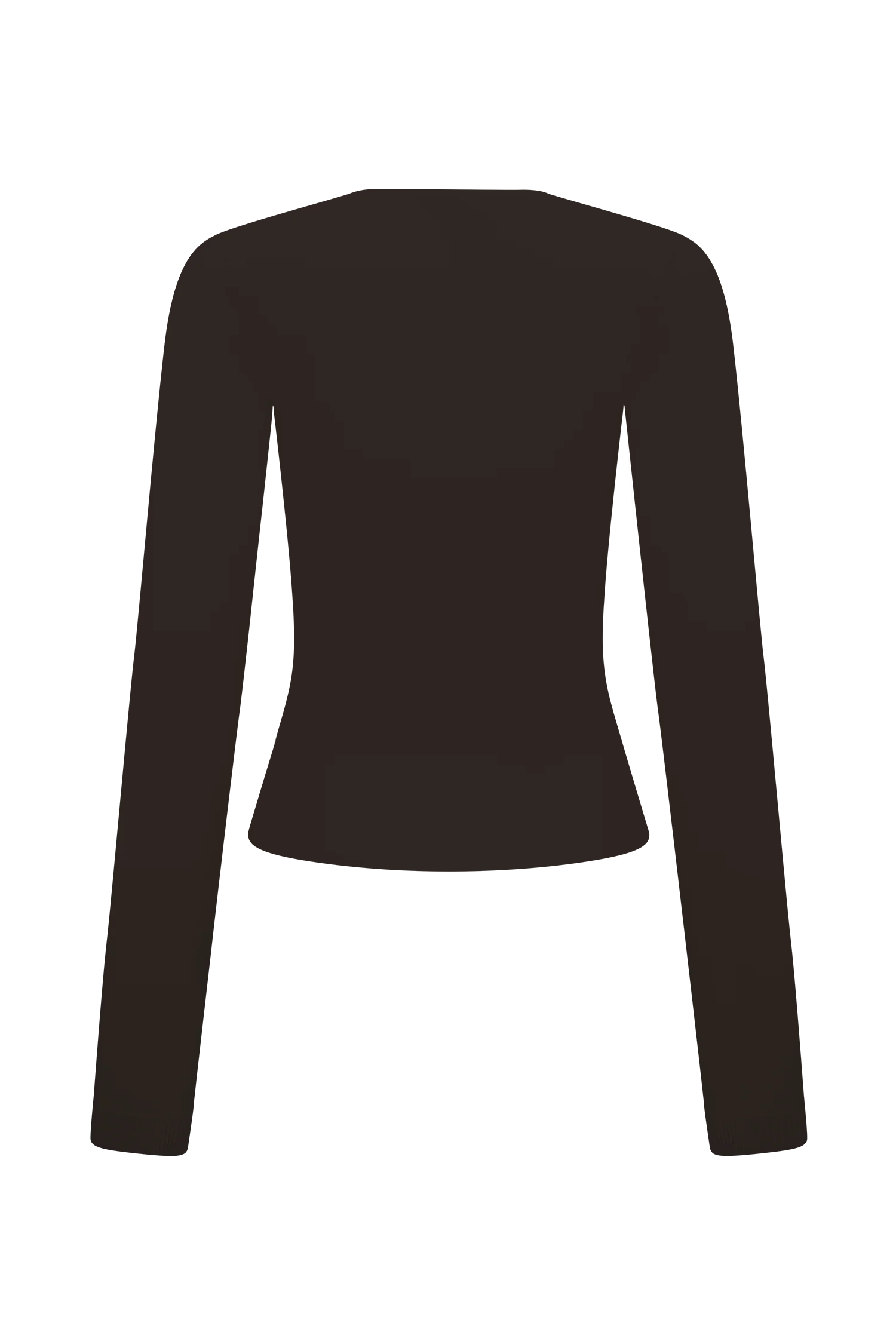 Kaylen Knit Long Sleeve Top Dark Chocolate