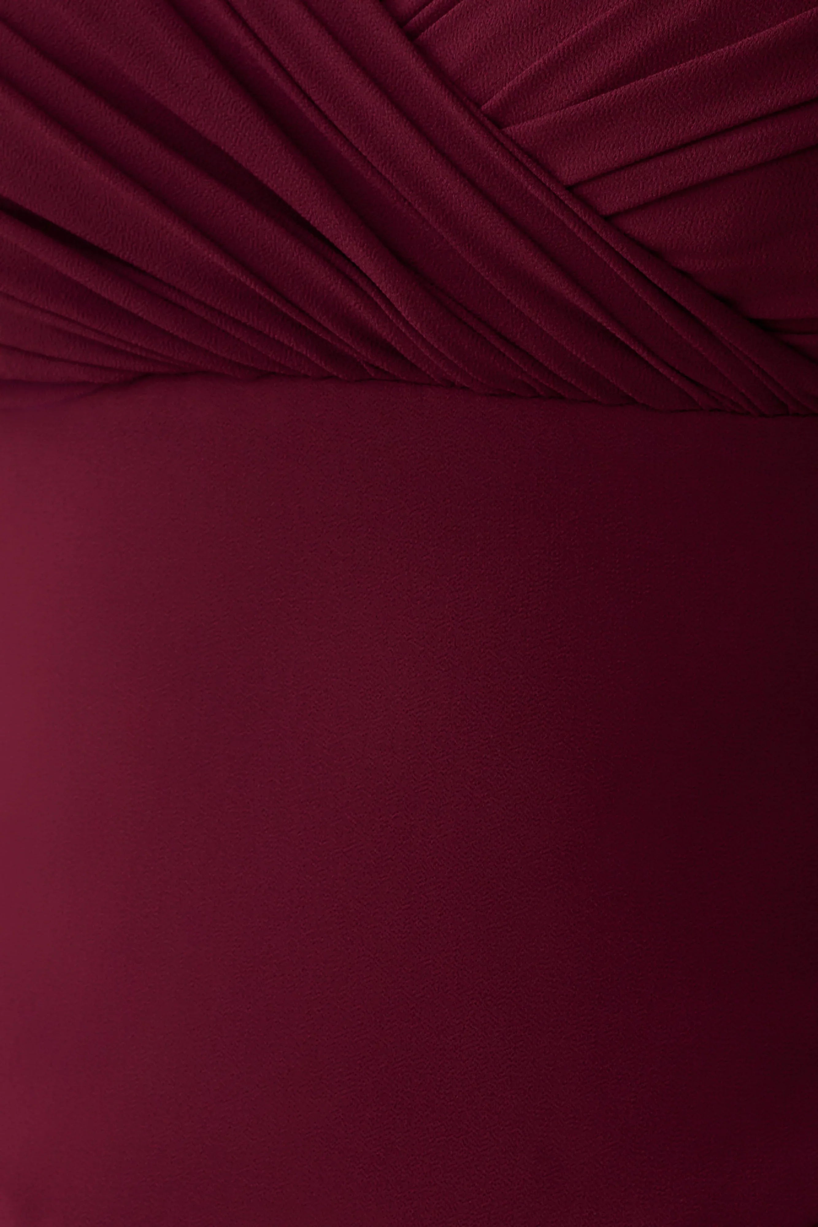 Mabel Off Shoulder Chiffon Maxi Dress Merlot