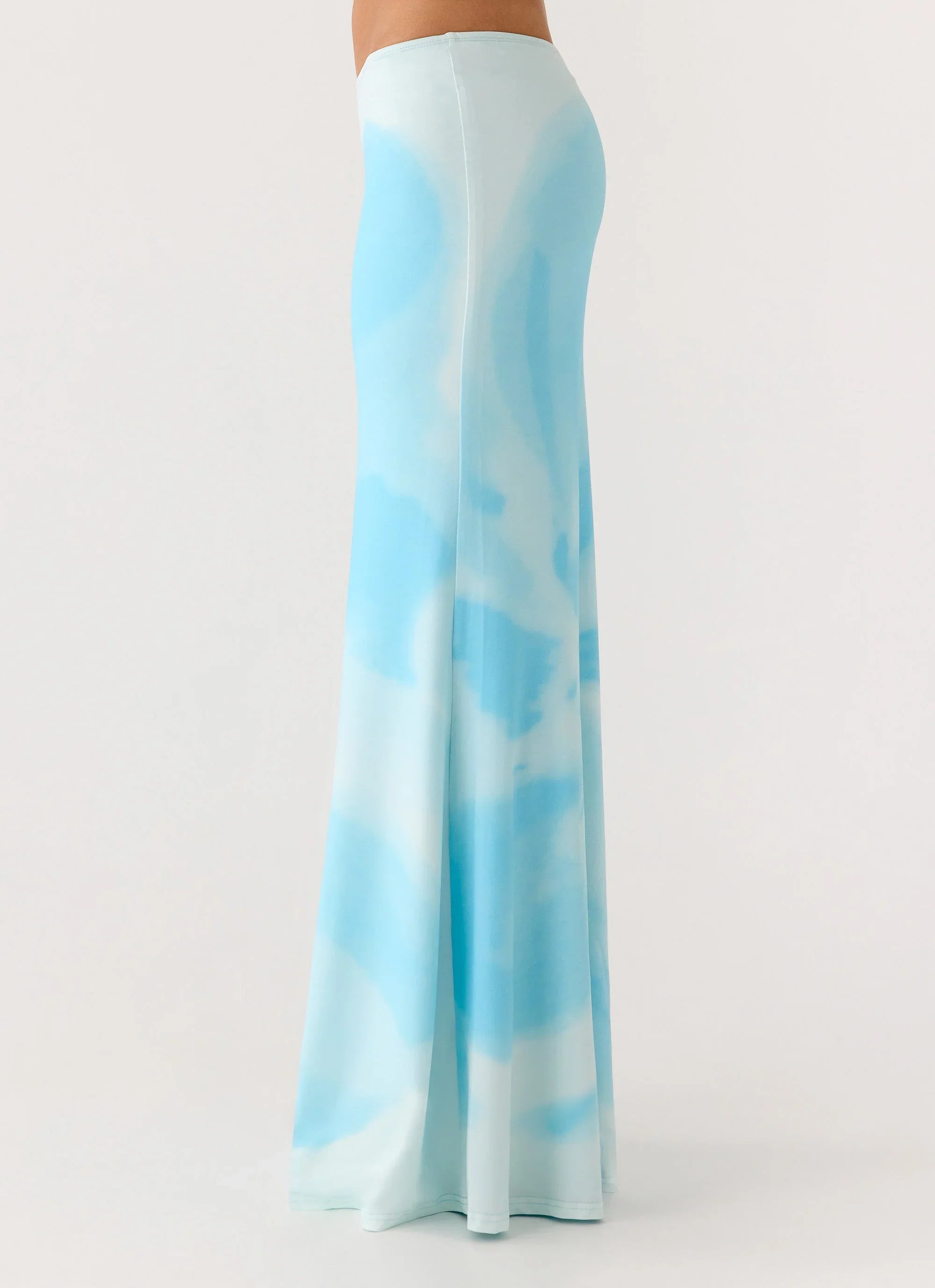 Moka Maxi Skirt Blooming Blue