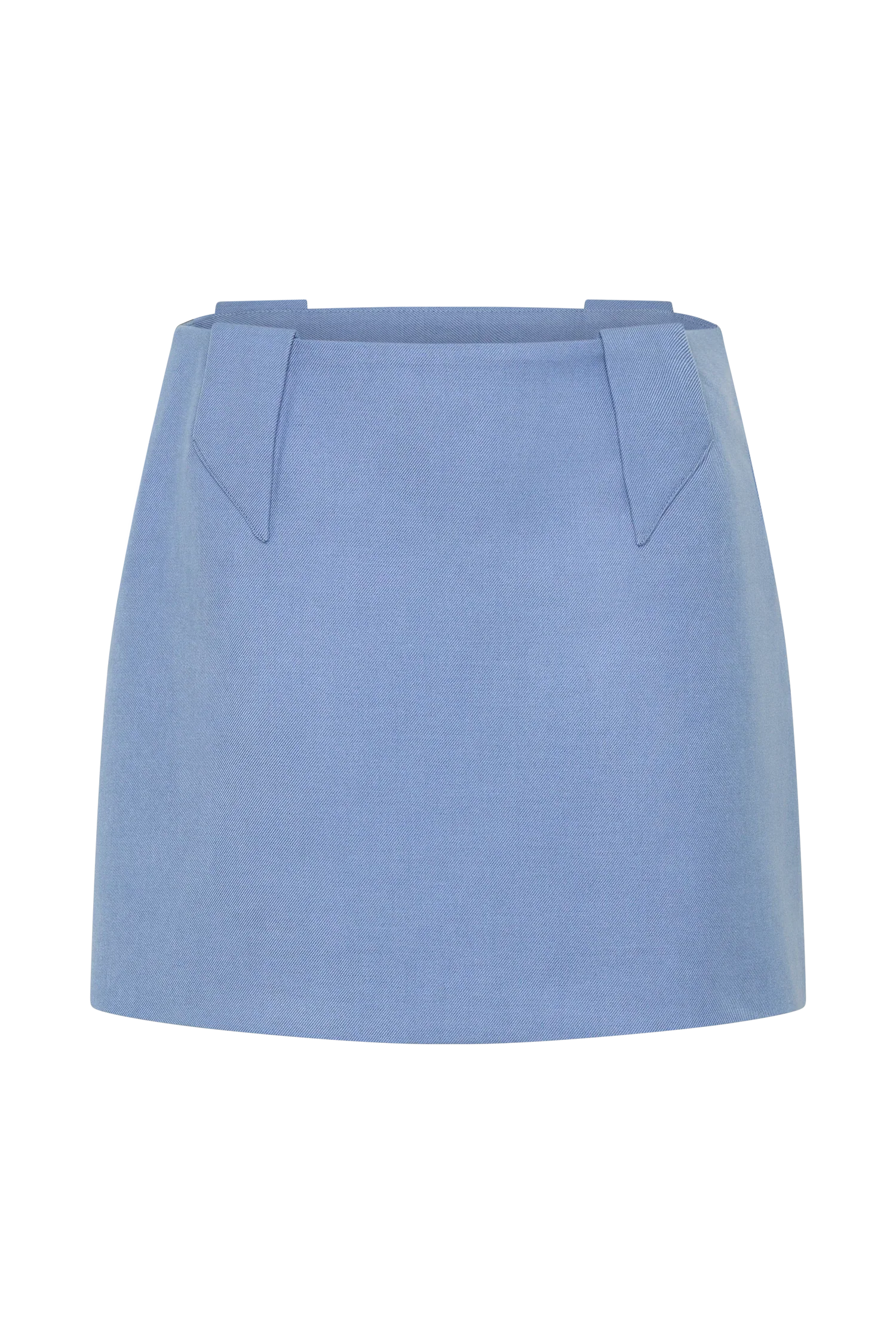 Gina Suiting Mini Skirt Ocean Blue