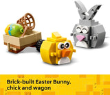 LEGO Easter Bunny and Chick Egg Hunt Building Toy for Girls Boys Springtime Pretend Playset for Kids Ages 8 Basket Stuffer or Gift Idea for Easter Birthdays Special Occasions 40808