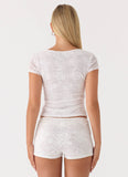 Kathia Mini Shorts White