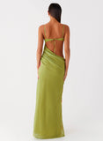 Tropic Rush Cut Out Maxi Dress Jungle Floral