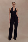 Cressida Crepe Halter Top Black