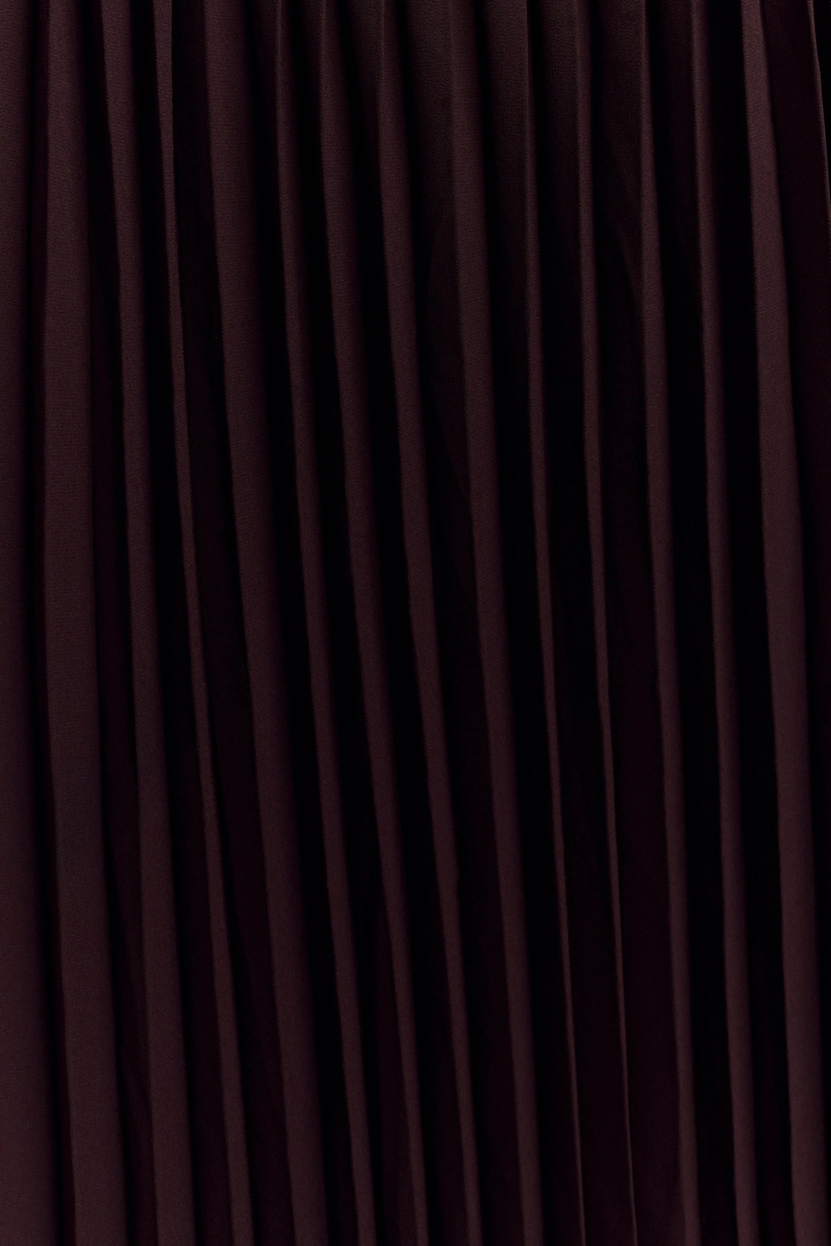 Stacie Pleated Halter Maxi Dress Cacao
