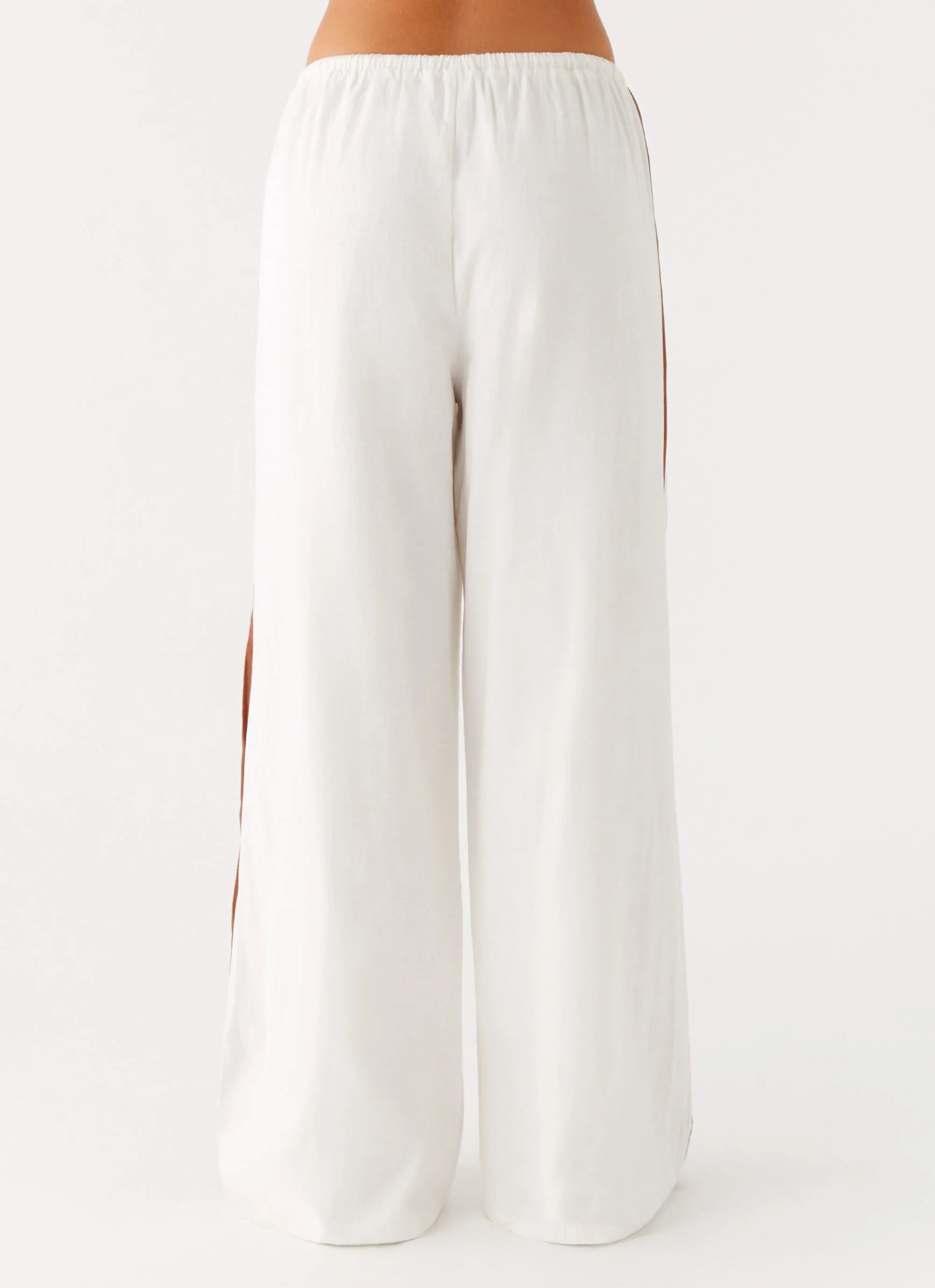 Dalida Linen Pants Ivory