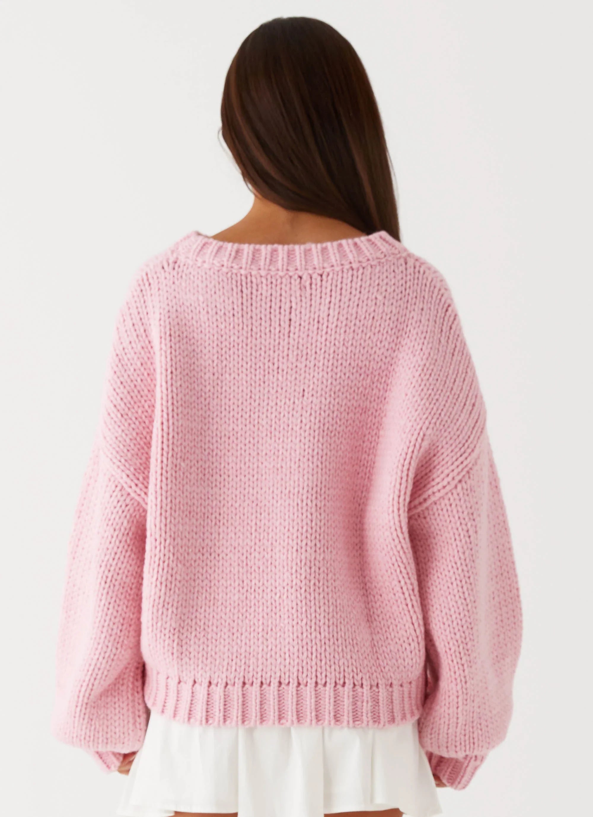 Costella Knit Sweater Pink