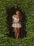 Hundred Percent Mini Dress White