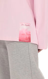 Lucy Graphic Crewneck Shirt in Pink
