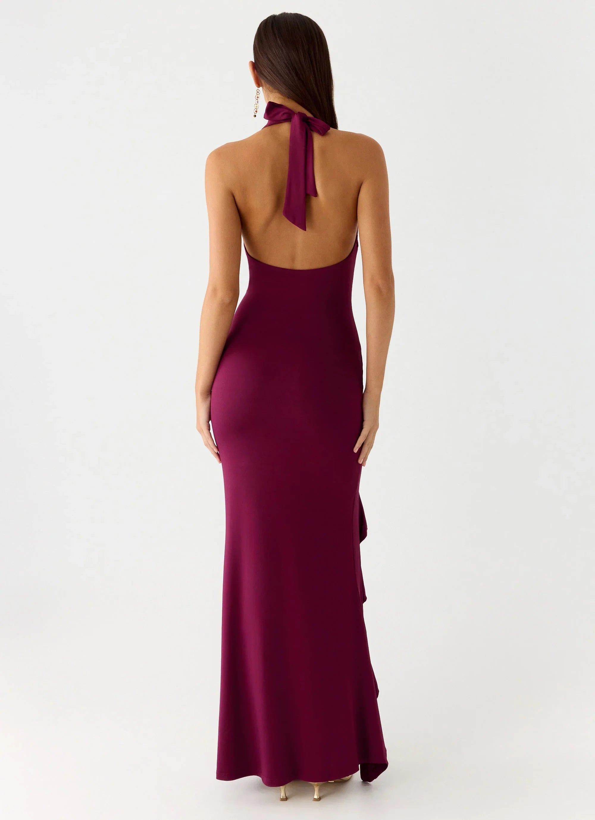 Charmed By You Maxi Dress Plum
