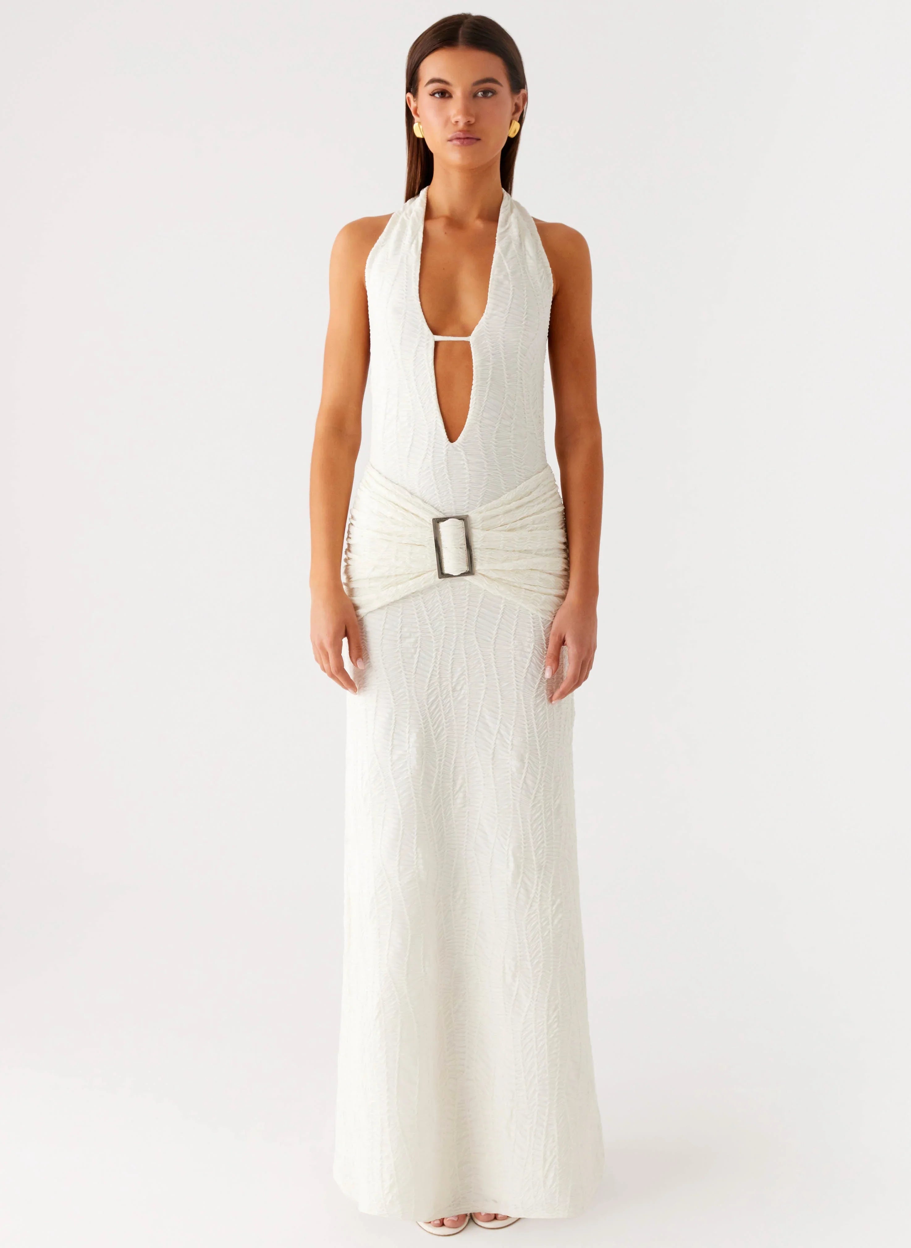 Smoke Ivy Maxi Dress White